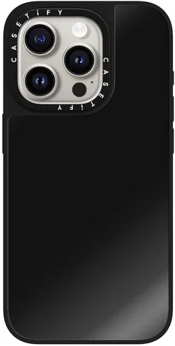 Vista 63 de CASETiFY Funda de espejo para iPhone Air [Reflejante/Compatible con Magsafe / Protección contra caídas de 4.9 pies de grado militar 1X] - Negro