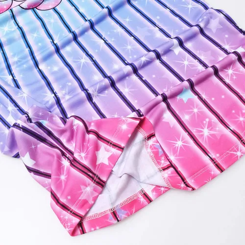 Vista 5 de Camisón a juego para niñas y muñecas de 18 pulgadas, pijama de unicornio