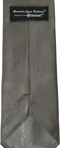 Vista 98 de tiemart Corbata de color sólido para hombre Longitud estándar