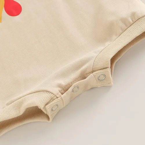 Vista 12 de Ropa de Halloween para bebé niña, sudadera con estampado de calabaza, mameluco de burbujas, lindo traje de Acción de Gracias de otoño