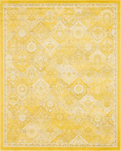 Vista 31 de Unique Loom Penrose Collection - Alfombra de área - Blake (2' 2" x 3' 1" Rectángulo, Verde/Beige)
