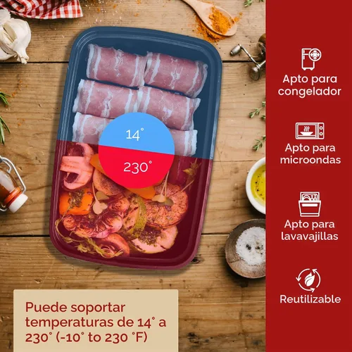 Vista 3 de Reli. Recipientes de preparación de comidas