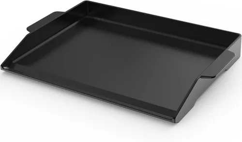 Vista 10 de Onlyfire - Plancha universal de hierro fundido, placa de parrilla con revestimiento antiadherente con paredes laterales extra altas para carbón