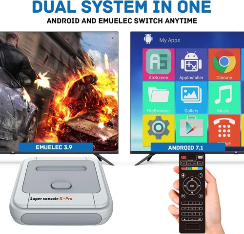 Vista 3 de Kinhank Consola de juegos retro de 128 GB Super Console X PRO incorporada más de 95000 juegos sistemas de consola de videojuegos para salida 4K TV
