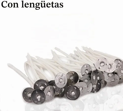 Vista 3 de EricX Light 100 mechas para velas, núcleo de algodón preencerado de 3.5 pulgadas para hacer velas