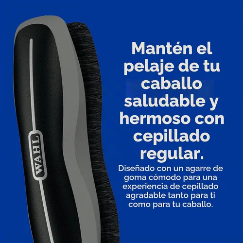 Vista 5 de Wahl Cepillo de caballo de cuerpo rígido Equino Animal Profesional, 858705 Negro