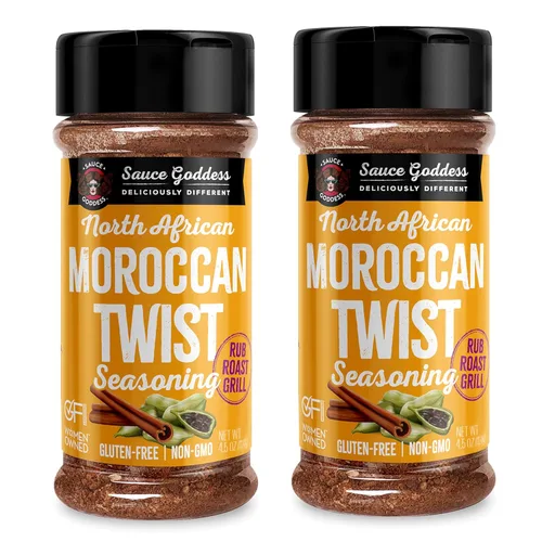 Vista 9 de Sauce Goddess Big Tom's Especias para Frotar y Salmuera para Asar Pavo - Sin Gluten, Condimentos y Especias para Cocinar Pavo y Condimentos