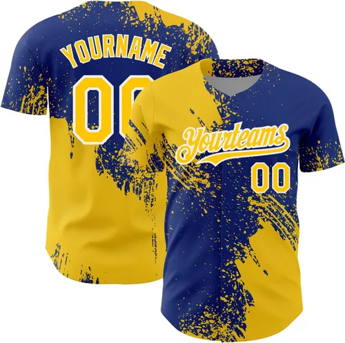 Vista 22 de Camiseta de béisbol personalizada con patrón de cepillo de béisbol, camisas de béisbol personalizadas, uniforme deportivo, número de nombre cosido