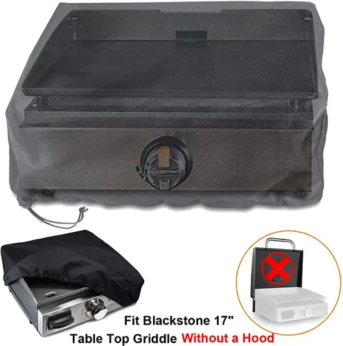Vista 3 de Westeco Cubierta de plancha de 17 pulgadas para parrilla de mesa Blackstone de 17 pulgadas, resistente, impermeable, resistente a la intemperie
