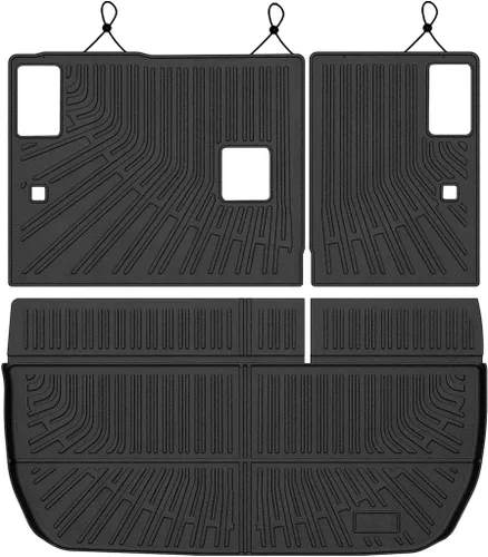Vista 105 de Forro de carga para Jeep Compass/Patriot 2007-2016 y 2007-2012 Dodge Caliber, alfombras de carga para todo clima para accesorios de Compass