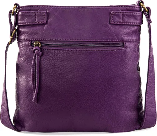 Vista 6 de Montana West Crossbody Bag for Women Soft Washed Leather Multi Pocket Shoulder Purses