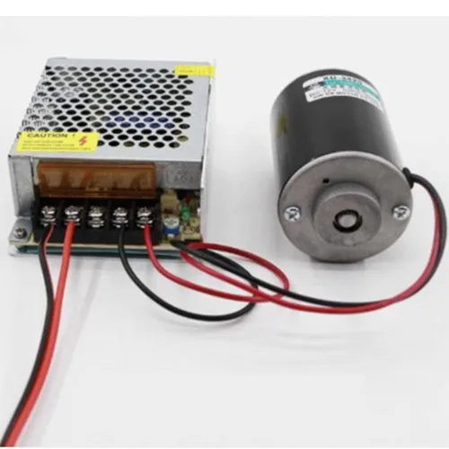Vista 9 de Motor de CC de alta velocidad de 30 W de alta velocidad CW/CCW Motor de CC de imán permanente Motor de CC cepillado Mini motor eléctrico