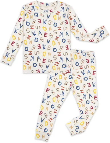 Vista 18 de moimoln Sibling Matching 6M-8Y Pijamas de algodón suave y cálido de modal con mangas largas de personaje, ajustados, para dormir todos los días