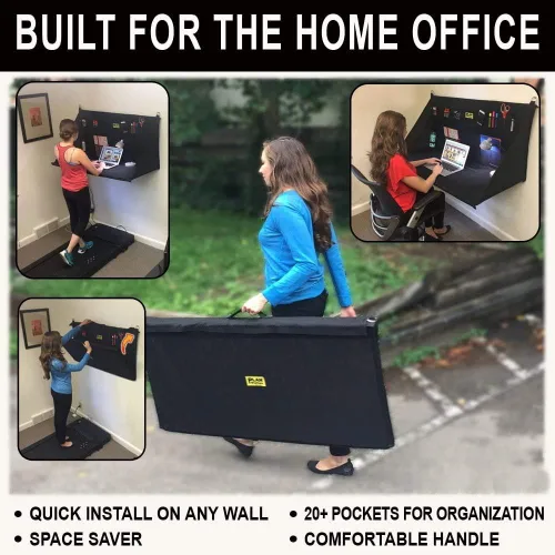 Vista 3 de PRO WS3800 - Escritorio portátil de pie, banco de trabajo, estación, almacenamiento para lugar de trabajo, garaje, oficina, tienda, superficie
