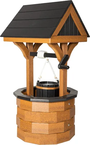 Vista 32 de Pequeño madera de poli madera de abedul y marrón deseando bien