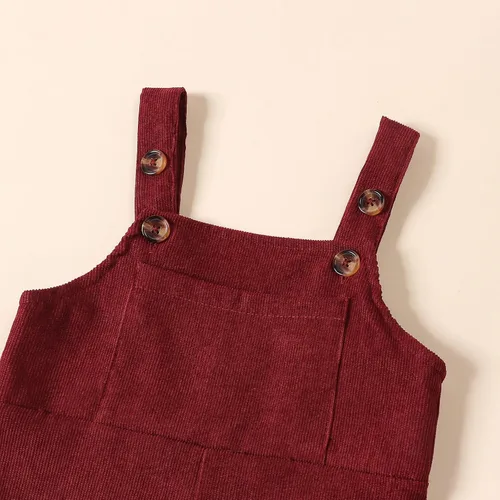 Vista 4 de ZAXARRA Overol para bebé con tirantes y tirantes para bebé, mameluco para niño pequeño