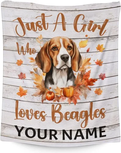 Vista 17 de Manta Beagle – Suave, mullida y cálida – Manta pequeña de 30 x 40 pulgadas para sofá, oficina – Manta blanca linda manta de regalo para niñas y niños