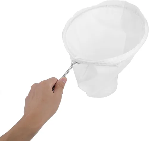 Vista 5 de DOITOOL Bolsas de filtro de malla ultra fina de 9 pulgadas, filtro reutilizable con marco de acero inoxidable, filtro de café, filtro de té, filtro