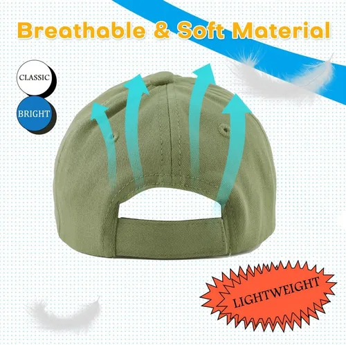 Vista 27 de Peecabe Gorra de béisbol para niños pequeños, unisex, de algodón, ajustable, para bebés, niños, gorra de béisbol para niñas de 1 a 5 años