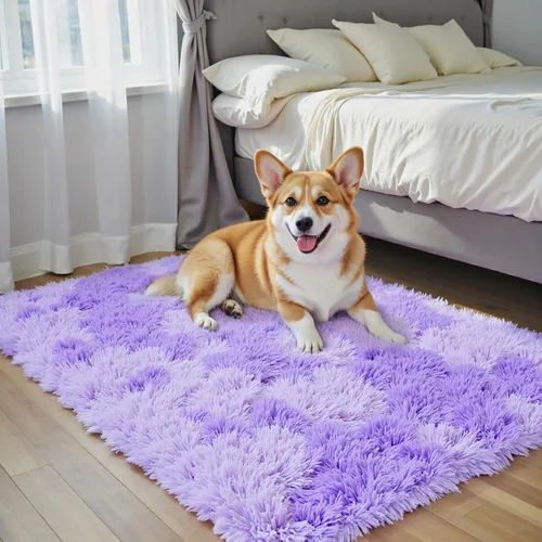 Vista 23 de Alfombras pequeñas de 2 x 3 pies, alfombra negra para dormitorio, alfombra moderna de pelo largo, alfombra pequeña, alfombra de noche esponjosa