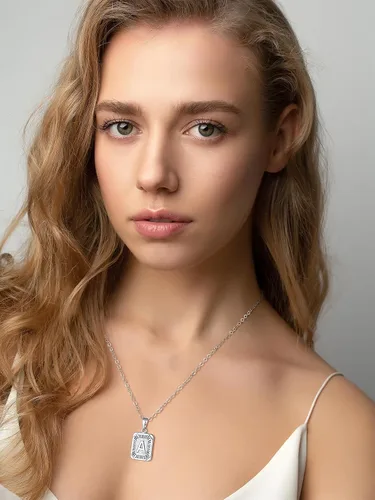 Vista 7 de U7 Collar con monograma A-Z 26 letras colgantes chapado en oro de 18 quilates, chapado en platino, collares cuadrados con inicial mayúscula