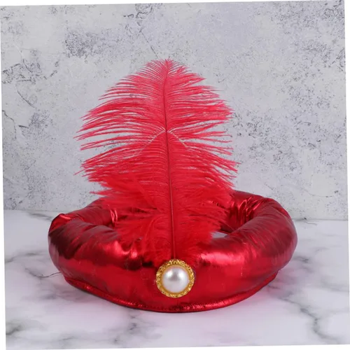 Vista 2 de LIFKOME Turbante Arabe para hombre, conjunto de Natividad para niños, sombrero de rey para niño, sombrero de rey sultán, decoración para cosplay