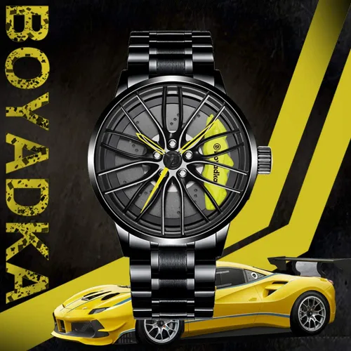 Vista 5 de Relojes de coche para hombre, resistente al agua, de acero inoxidable, de cuarzo japonés