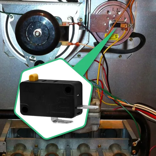 Vista 6 de BokWin 1 interruptor de acción a presión KW3 de 125 V/250 V, interruptor de límite micro para freidora de aire, microondas, aspiradora, máquina