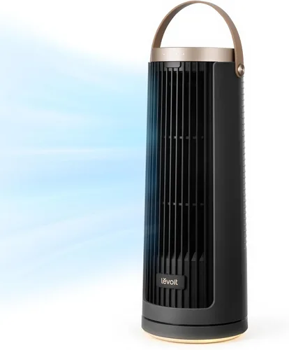 Vista 14 de Levoit Ventilador de torre para dormitorio, ventiladores de 28 pies/s que