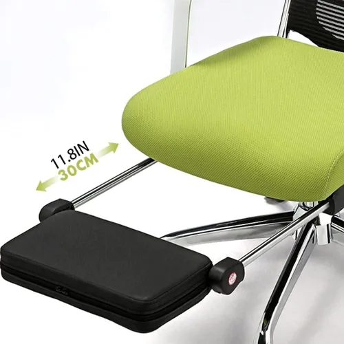 Vista 6 de Sillas de escritorio de oficina, ergonómicas, silla de escritorio cómoda con reposapiés y soporte lumbar, silla de computadora, sillas ejecutivas