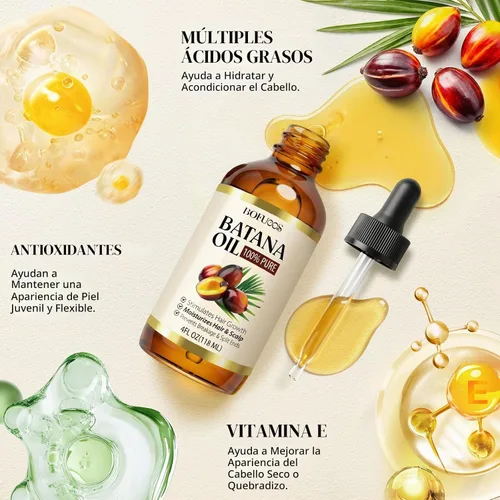 Vista 4 de Batana Oil for Hair Growth – 100% Pure Unrefined Hair & Scalp Oil