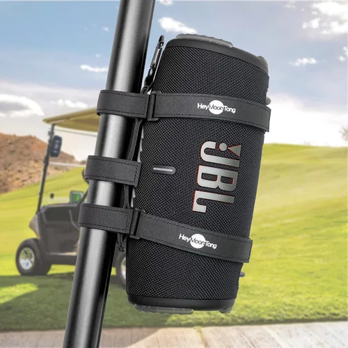 Vista 9 de Soporte de altavoz portátil para altavoces Bluetooth inalámbricos con circunferencia de 7.5''-12.5'', correa ajustable impermeable, soporte