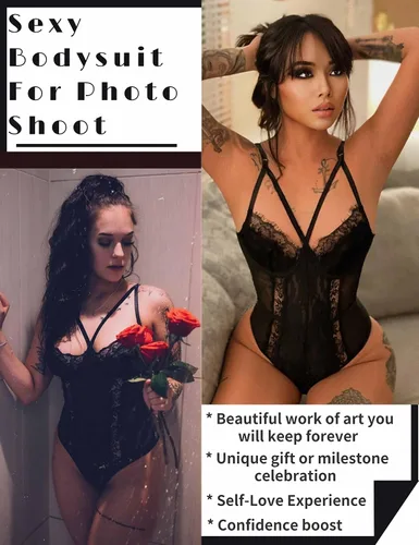 Vista 5 de Aranmei vestido completo sexy de encaje de pestañas para mujer, lencería de peluche a presión