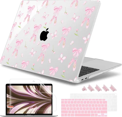 Vista 27 de May Chen Funda compatible con MacBook Air de 13 pulgadas 2022 2021, versión 2020-2018 Modelo: M1 A2337 A2179 A1932, carcasa rígida de plástico