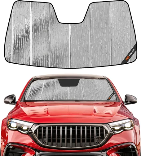 Vista 7 de Pigenius Parasol de parabrisas para Mercedes-Benz Clase C Convertible/Coupé 2017-2023 - Salvaguardia Gris