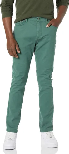 Vista 22 de Amazon Essentials - Pantalones ajustados para hombre, diseño de sarga elástica con 5 bolsillos