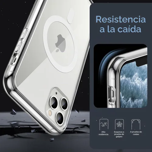 Vista 6 de JETech Funda magnética para iPhone 11 Pro Max, transparente
