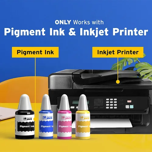 Vista 7 de Printers Jack - Papel termotransferible para tela oscura y clara, paquete de 10 hojas para tela oscura + 10 hojas para tela clara, papel