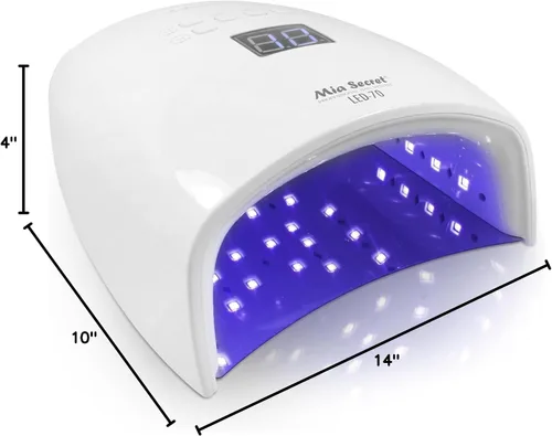 Vista 2 de Mia Secret - LÁMPARA PROFESIONAL DE CURADO LED UV Inalámbrico Recargable 48 vatios - Gel de Uñas
