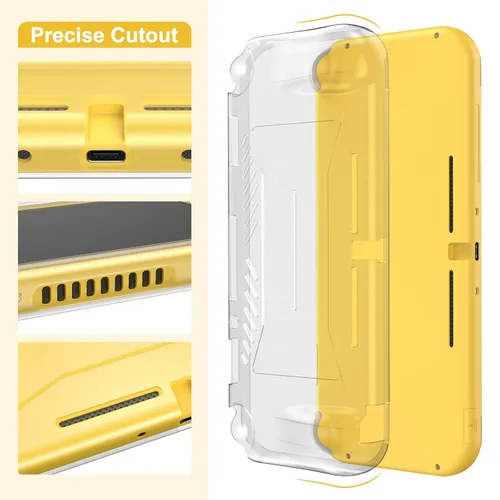 Vista 5 de innoAura Switch Lite - Funda 17 en 1 Switch Lite de accesorios con funda de transporte Switch Lite, funda de juego para Switch, protector