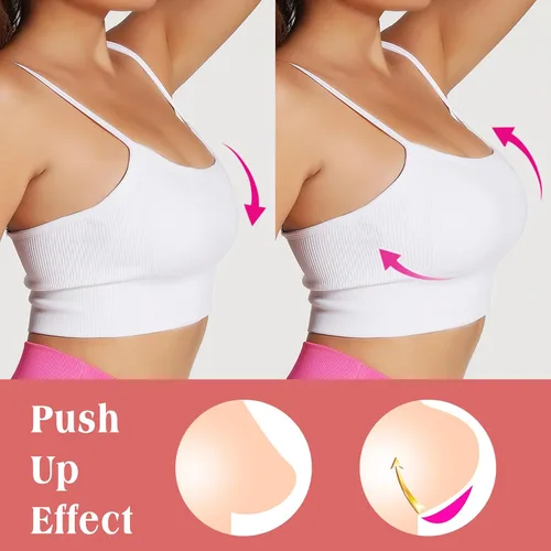 Vista 5 de Inserciones de sujetador de silicona Push Up Almohadillas de pecho Relleno de sujetador Potenciador de busto Escotación Almohadillas para realzar