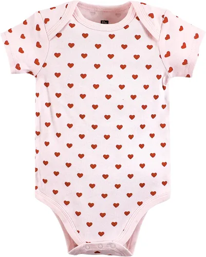 Vista 135 de Hudson Baby baby-girls Cotton Bodysuits 3-pack