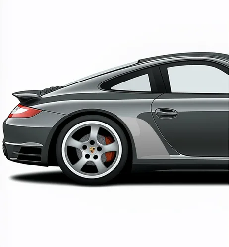 Vista 21 de Adhesivos de vinilo para guardabarros laterales con chip de roca lateral compatibles con Porsche 911 996 997 991 992 (991, azul)