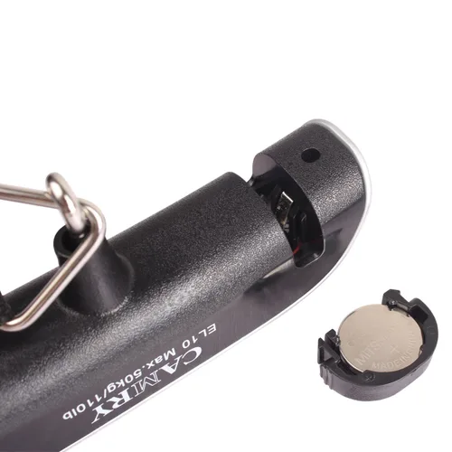 Vista 4 de Camry - Escala de equipaje de 110 libras con sensor de temperatura y función de tara para regalar para viajeros, color plateado, talla única