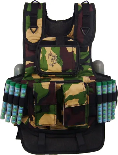 Vista 2 de MAddog® Chaleco táctico deportivo de paintball arnés