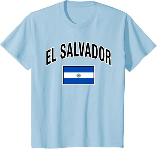 Vista 8 de Camiseta salvadoreña Orgullosa Bandera de El Salvador, Negro