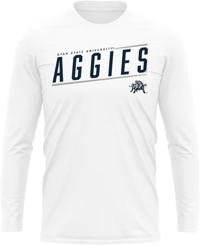 Vista 17 de Camisa deportiva de manga larga oficial de la NCAA Collegiate para hombre, colección de carbón elegante Universidad Estatal de Arizona/W/Sleek/Ls