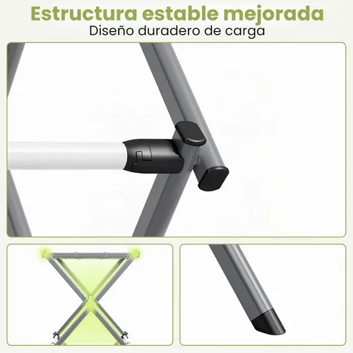 Vista 4 de APEXCHASER PEXCHASER - Estante de secado de ropa de gran tamaño, 45.28 pulgadas de alto x 14.57 pulgadas de profundidad