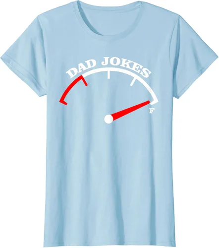 Vista 21 de Día del Padre Dad Jokes Fuel Car Pun Cargando Camiseta Padre, Negro