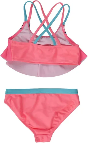 Vista 5 de DUSISHIDAN Traje de baño de dos piezas para niñas